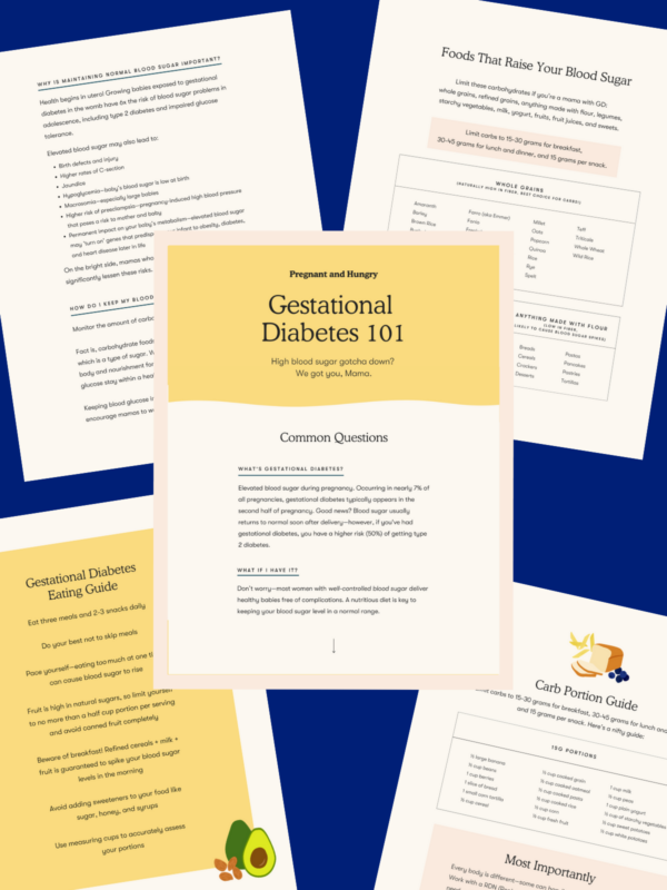 Navigating Gestational Diabetes | Meal Plan, Diet & Recipes